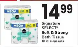 Safeway Signature SELECT Soft & Strong Bath Tissue offer