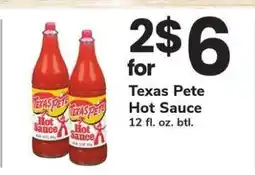 Safeway Texas Pete Hot Sauce offer