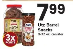 Safeway Utz Barrel Snacks offer