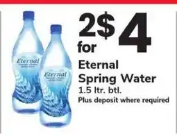 Safeway Eternal Spring Water offer