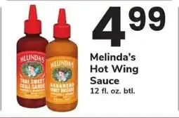 Safeway Melinda’s Hot Wing Sauce offer