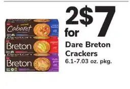 Safeway Dare Breton Crackers offer