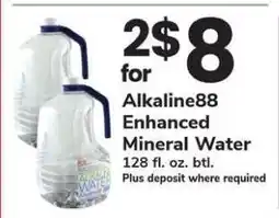 Safeway Alkaline88 Enhanced Mineral Water offer