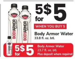 Safeway BODY ARMOR Water offer
