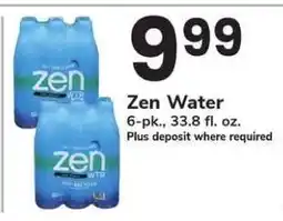 Safeway Zen Water offer