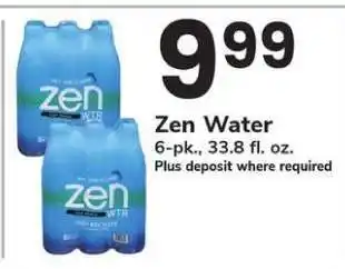 Safeway Zen Water offer