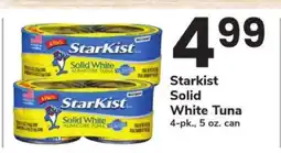Safeway StarKist Solid White Tuna offer