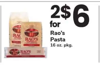 Safeway Rao's Pasta offer