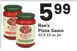 Safeway Rao's Pizza Sauce offer