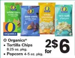 Safeway O Organics Tortilla Chips & Popcorn offer