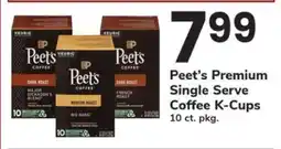 Safeway Peet’s Premium Single Serve Coffee K-Cups offer