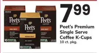 Safeway Peet’s Premium Single Serve Coffee K-Cups offer