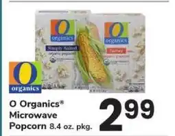 Safeway O Organics Microwave Popcorn offer