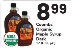 Safeway Coombs Organic Maple Syrup Dark offer