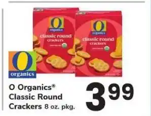 Safeway O Organics Classic Round Crackers offer