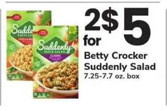 Safeway Betty Crocker Suddenly Salad offer