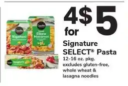 Safeway Signature Select Pasta offer