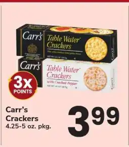 Safeway Carr's Crackers offer
