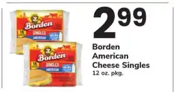 Safeway Borden American Cheese Singles offer