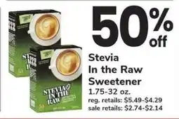 Safeway Stevia In the Raw Sweetener offer