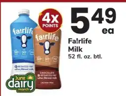 Safeway Fairlife Milk offer