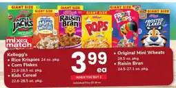 Safeway Kellogg's Cereal offer