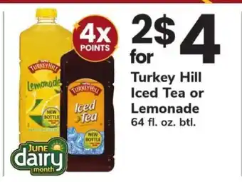 Safeway Turkey Hill Iced Tea or Lemonade offer