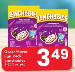 Safeway Oscar Mayer Fun Pack Lunchables offer