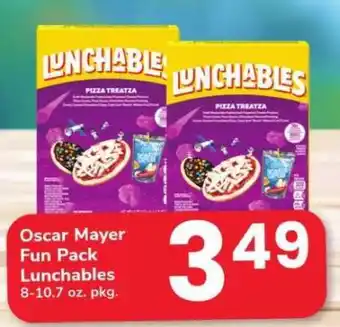 Safeway Oscar Mayer Fun Pack Lunchables offer