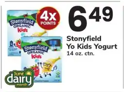 Safeway Stonyfield Yo Kids Yogurt offer