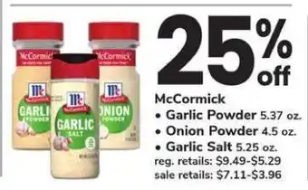 Safeway McCormick offer