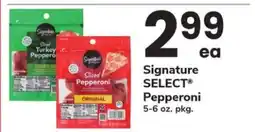 Safeway Signature Select Pepperoni offer