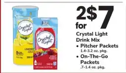 Safeway Crystal Light Drink Mix offer