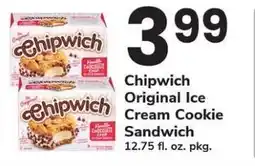 Safeway Chipwich Original Ice Cream Cookie Sandwich offer