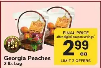 Safeway Georgia Peaches offer