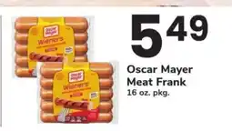Safeway Oscar Mayer Meat Frank offer