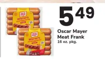 Safeway Oscar Mayer Meat Frank offer