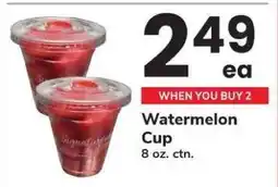 Safeway Watermelon Cup offer