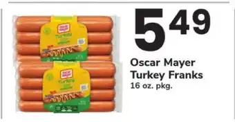 Safeway Oscar Mayer Turkey Franks offer