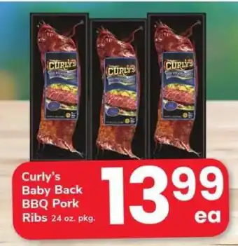 Safeway Curly’s Baby Back BBQ Pork Ribs offer