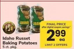 Safeway Idaho Russet Baking Potatoes offer