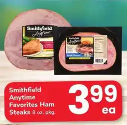 Safeway Smithfield Anytime Favorites Ham Steaks offer