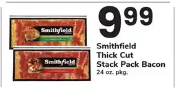 Safeway Smithfield Thick Cut Stack Pack Bacon offer