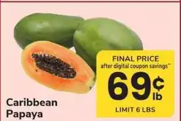 Safeway Caribbean Papaya offer