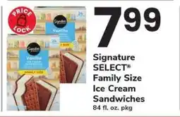 Safeway Signature SELECT Family Size Ice Cream Sandwiches offer