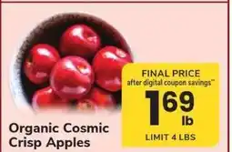 Safeway Organic Cosmic Crisp Apples offer