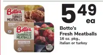 Safeway Botto's Fresh Meatballs offer