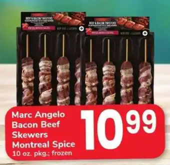 Safeway Marc Angelo Bacon Beef Skewers offer