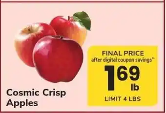Safeway Cosmic Crisp Apples offer