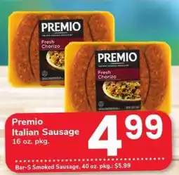 Safeway Premio Italian Sausage offer